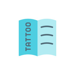 Catalogue, tattoo icon. Simple color vector elements of tattooing icons for ui and ux, website or mobile application