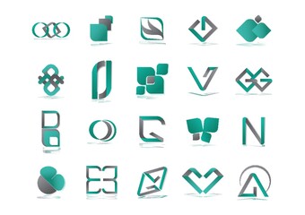 abstract icon collection