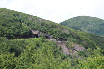 view of the mountains
