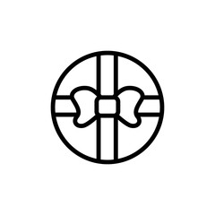 Gift, box, present icon. Simple line, outline vector elements of present icons for ui and ux, website or mobile application
