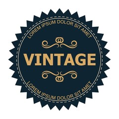 vintage label