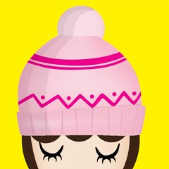 girl with beanie cap