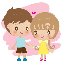 couple holding hands
