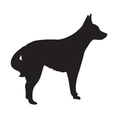 dog silhouette