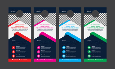 Set of door hangers background. Door hanger mockup. Vector illustration, corporate door hanger design, Door hanger tags, do not disturb and make up room sign Premium Vector,Door hanger design template