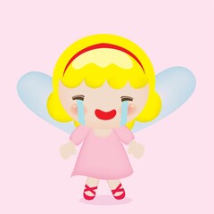 fairy crying