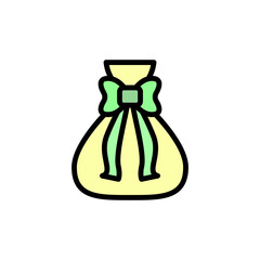 Gift, bag, present icon. Simple color with outline vector elements of present icons for ui and ux, website or mobile application