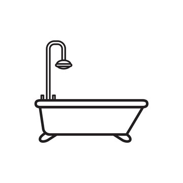 recommend clip art: bathtub with showerhead