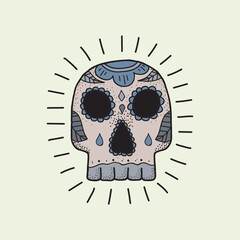 skull tattoo design