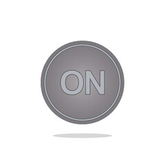 on button