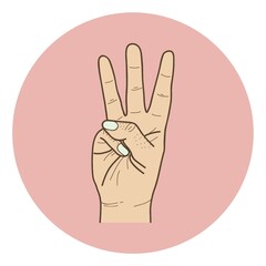 hand gesture