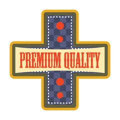premium quality label