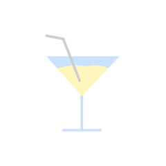 Cocktail, glass icon. Simple color vector elements of public catering icons for ui and ux, website or mobile application
