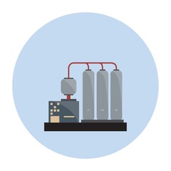 oil refinery factory