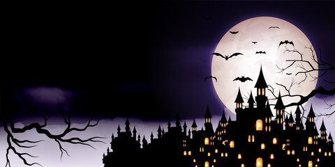 ハロウィン 城 風景 背景 Wall Mural Wallpaper Murals J Boy ハロウィン 城 風景 背景 Wall Mural Wallpaper Murals J Boy
