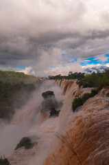 Waterfall in the middle of the jungle.