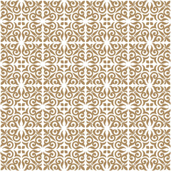Ornamental seamless repeat tile pattern background