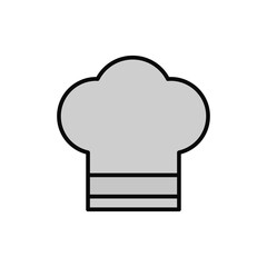 Cook, hat icon. Simple color with outline vector elements of public catering icons for ui and ux, website or mobile application