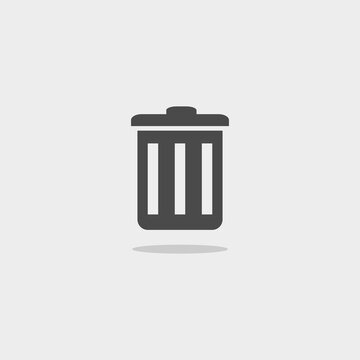 Trash can icon for web and mobile