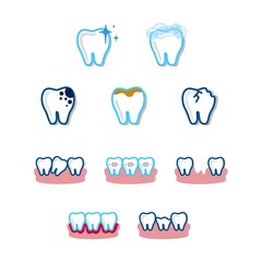 set of tooths