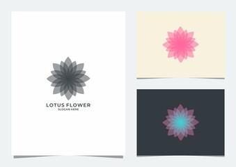Lotus flower logo design
