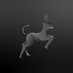 Dark Deer Logo Template