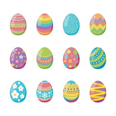 set of easter icons