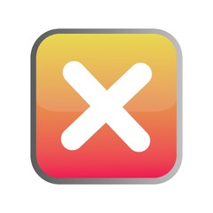 Obraz premium cancel button