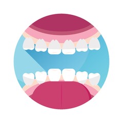 Obraz premium mouth with teeth