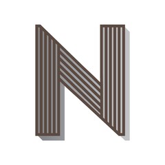 letter n