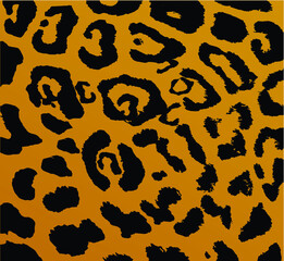 Leopard skin pattern background texture.