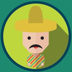 man with a sombrero
