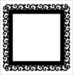 Portrait border vintage frame.