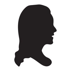 silhouette of a woman