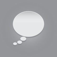 oval thought bubble