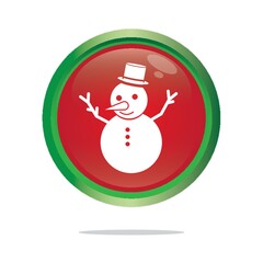 snowman button