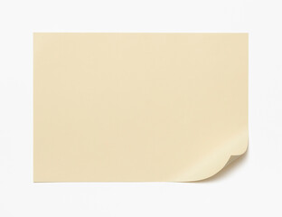 sheet of paper isolated on white
