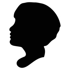 silhouette of a woman