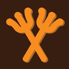 Obraz premium crossed tridents