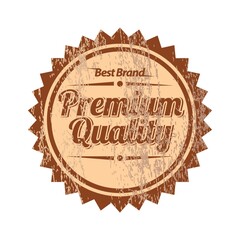 premium quality product label design