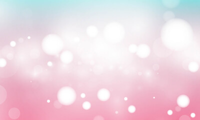 Blue and pink abstract blurred background with blur bokeh light effect for wedding vector magic holiday poster design.