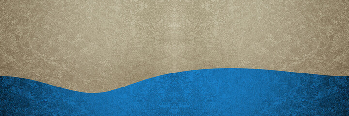 レトロな金と青の背景素材