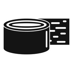 Construction scotch icon. Simple illustration of construction scotch vector icon for web design isolated on white background