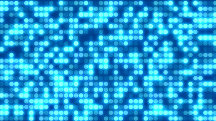 Dot  white blue pattern screen led light gradient texture background. Abstract  technology big data digital background. 3d rendering.