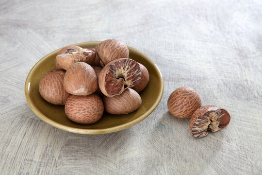 betel nut or supari popularly used with the paan in Asia.