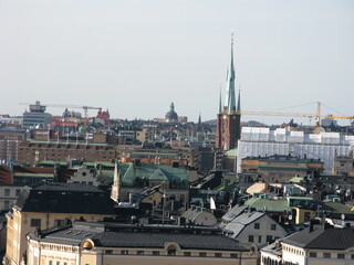 Fototapeta na wymiar The Stockholm City Hall in Sweden.