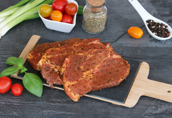 Marinierte Nackensteak
