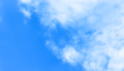 blue sky with beautiful natural white clouds