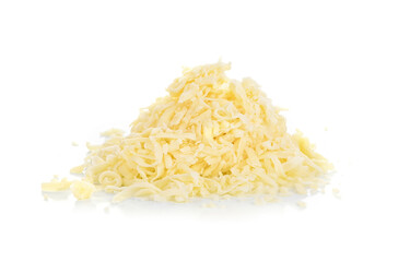 parmesan cheese isolated from a white background