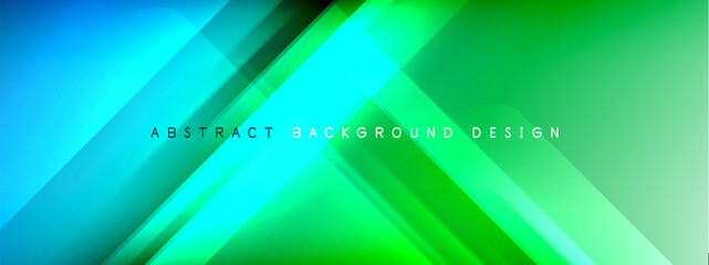 Motion concept neon shiny lines on liquid color gradients abstract backgrounds. Dynamic shadows and lights templates for text